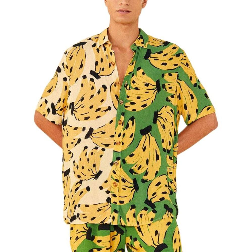 Farm Rio Womens  Mixed Bossa Banana Uni Shirt